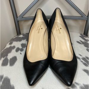 black kate spade heels, 7